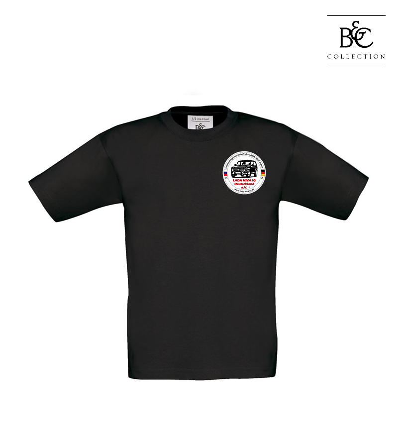 B&C Kinder T-Shirt Black "Anton"