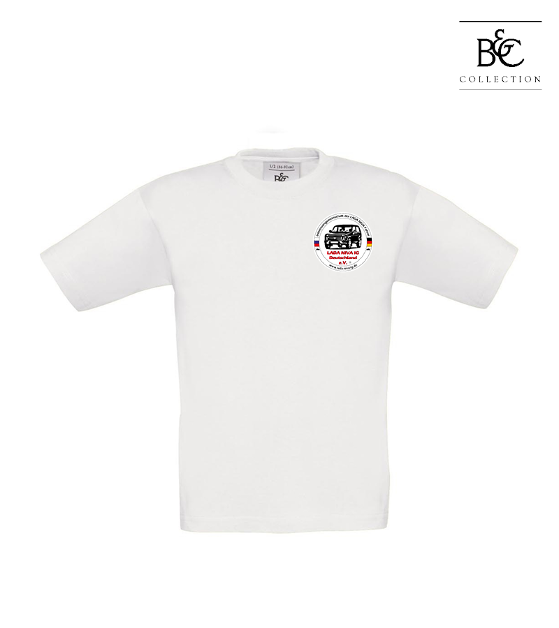 B&C Kinder T-Shirt White "Anton"