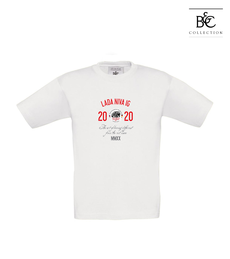 B&C Kinder T-Shirt White "Isack"