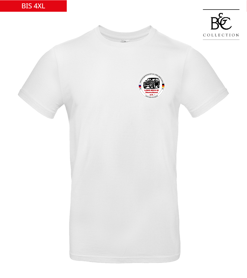 B&C Herren T-Shirt White "Anton"