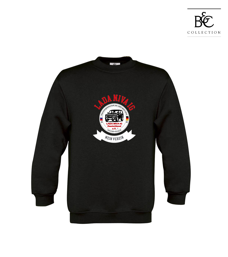 B&C Kinder Sweatshirt Black "Bono"